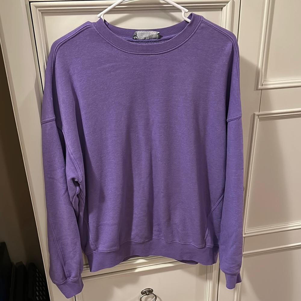 Lizard Thicket Purple Crew Neck Sweater